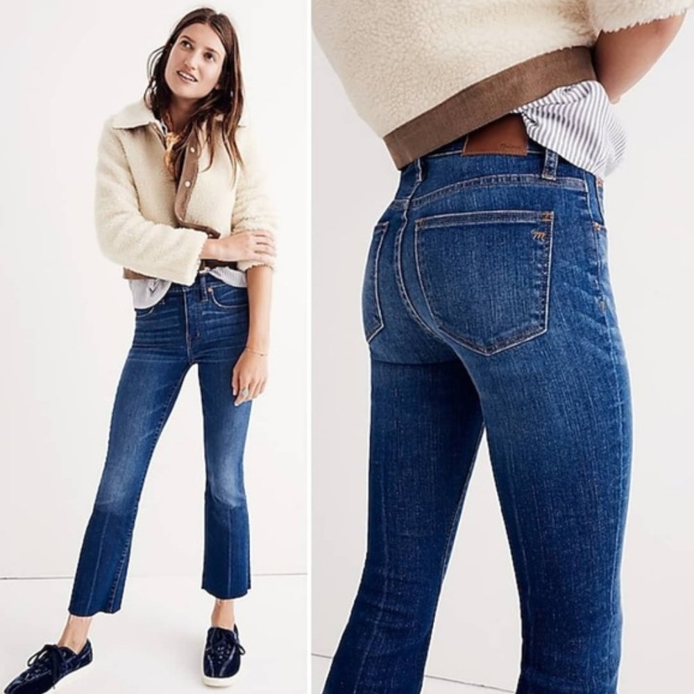 Madewell // Cali Demi-Boot Jeans Raw Hem Edition
